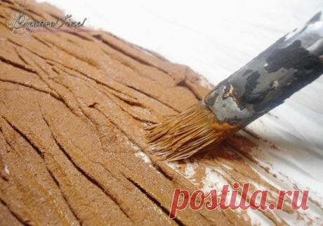 Имитация древесной коры.