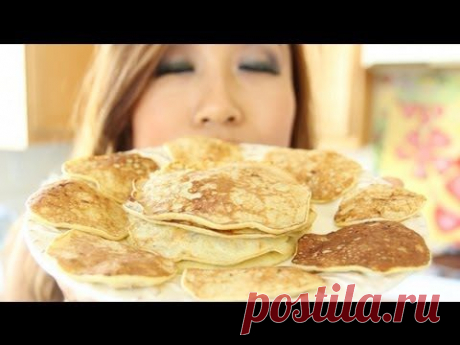 видео:никоколор. блинчики из банана и 2-х яиц