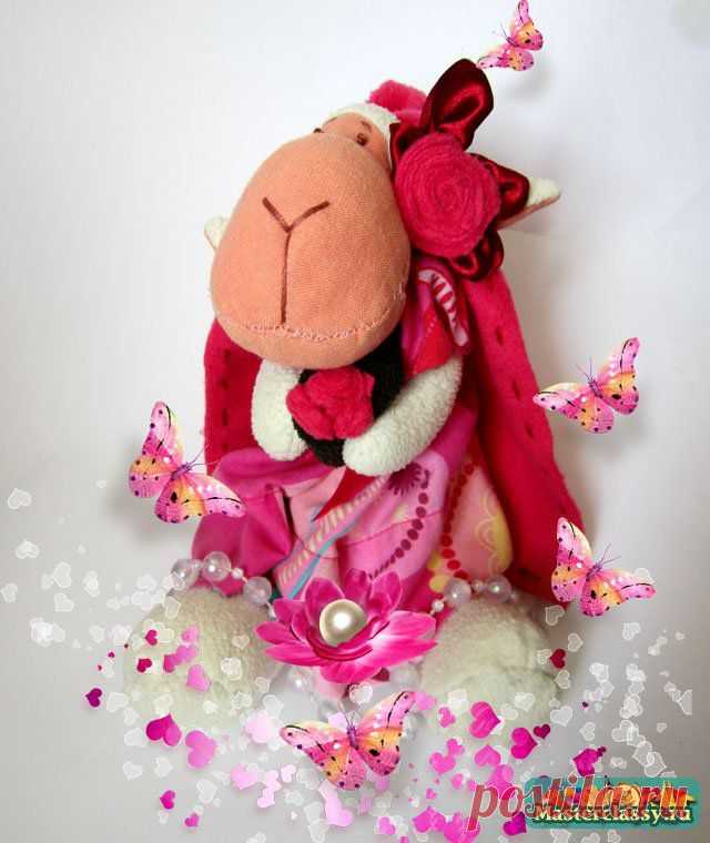 Куклы своими руками. Овечка Пинк. Мастер класс с пошаговыми