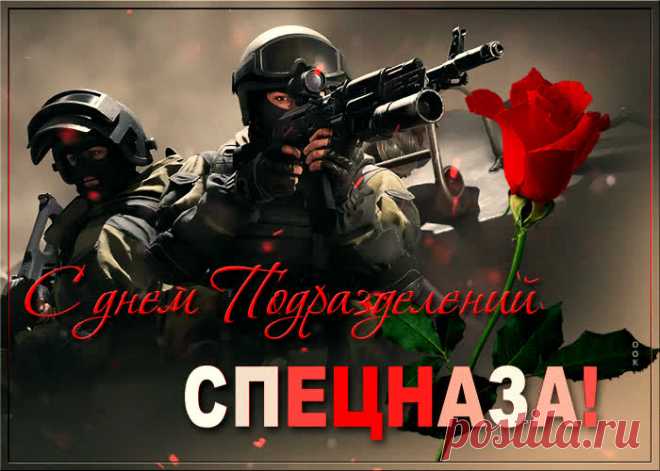 В день тех, кто носит гордое название спецназ,
Для тех, кто своим телом защищает нас,
От всего сердца мы спасибо говорим,
За то, что мы спокойно ночью спим.