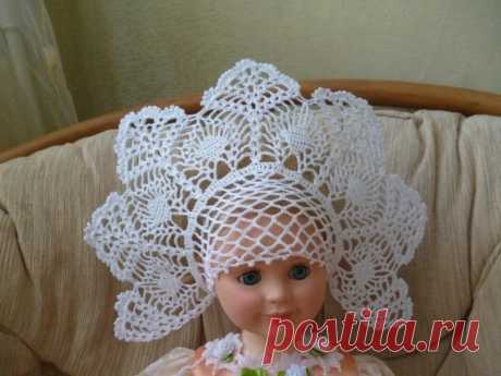 Кокошник своими руками (Вязание крючком) – Журнал Вдохновение Рукодельницы