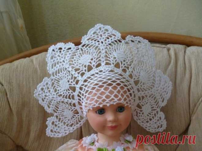 Кокошник своими руками (Вязание крючком) – Журнал Вдохновение Рукодельницы