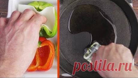 ТАК мы перцы еще не фаршировали. Гениальное сочетание продуктов!