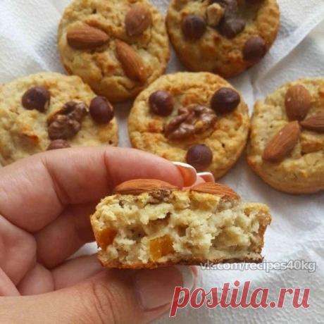 Овсяные кексики с курагой / Всё за еду!