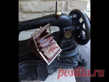 Мастер-класс &quot;Визитница с фермуаром (Cardholder)&quot; - YouTube