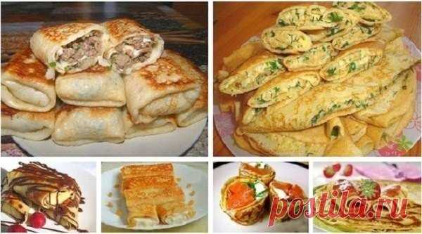 20 САМЫХ ВКУСНЫХ НАЧИНОК ДЛЯ БЛИНЧИКОВ! | Семья и дом