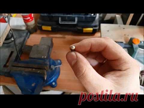Полукруглая заклепка с помощью дрели