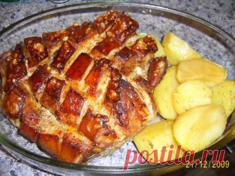 Сочное мясо в чайном маринаде.