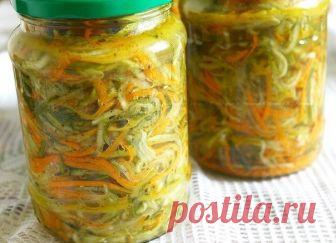 Салат на зиму “Огурцы по-корейски с морковью” | Вкусные рецепты