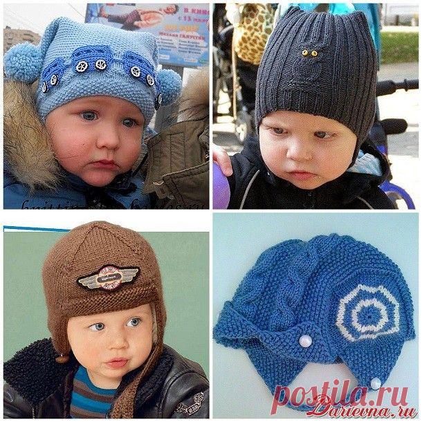 Как связать шапку для мальчика спицами. Схемы, описания и мастер-классы