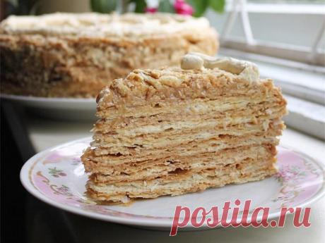 Наполеон классический со сгущенкой рецепт с фото - 1000.menu