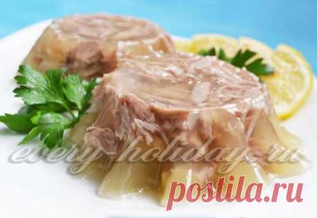 Рецепт холодца из свиных ножек