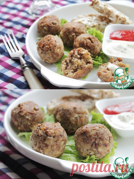 Фрикадельки из чечевицы - кулинарный рецепт