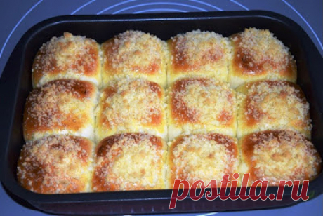Поварешки: Булочки с начинкой. Тесто, как пух!