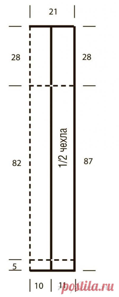 Вязаный чехол для стульев