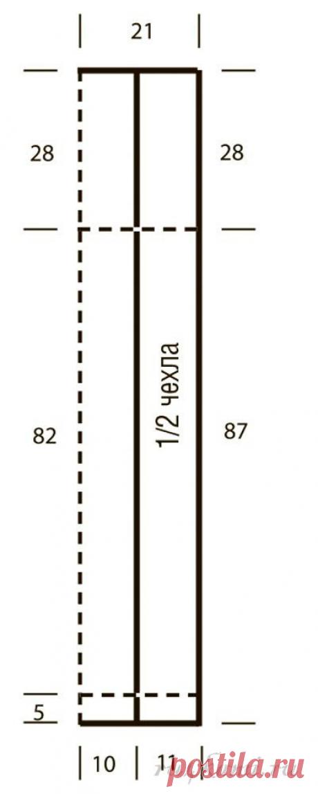 Вязаный чехол для стульев