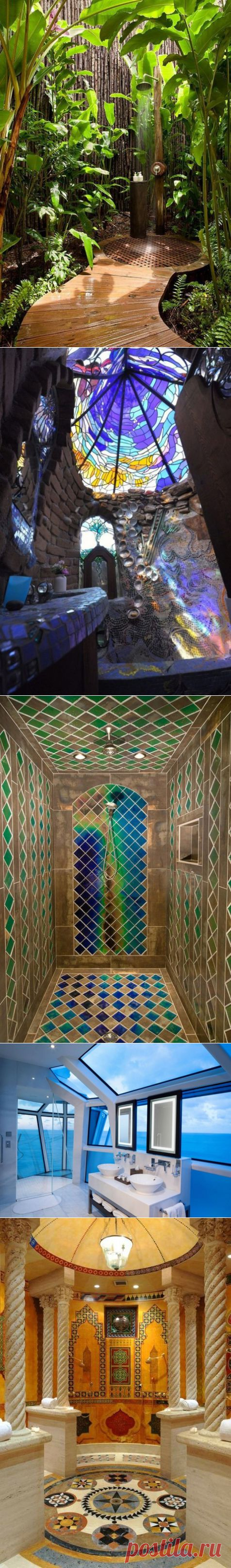 (+1) тема - 28 душевых комнат со всего света | Роскошь и