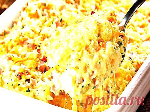 Кулинарные Рецепты: Запеканка с рисом и сыром