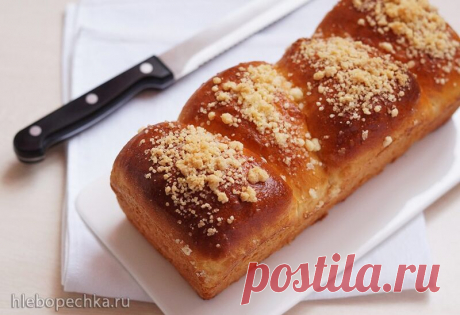 Молочный хлеб с медом и сливками