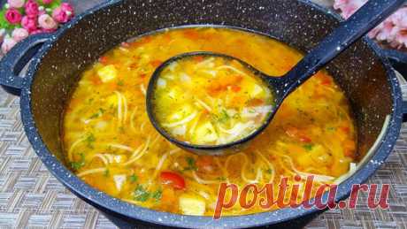 Суп- лапшу варю по новому. Научила повариха из Ташкента. Он настолько вкусный, что готовлю его хоть раз в неделю. | Мой Дастархан Вкусно и Быстро | Дзен