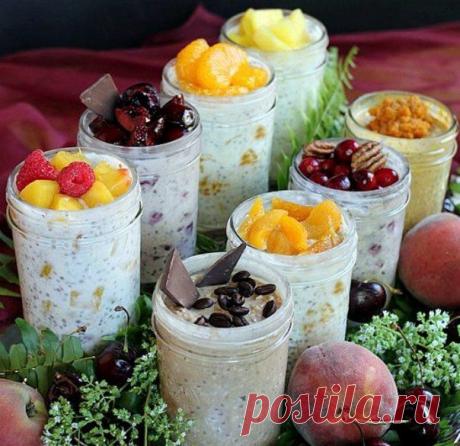 Ленивая овсянка в банке: здоровый быстрый завтрак, который не надо готовить! | ШПИЛЬКИ
Здоровое питание может быть легким и приятным. И мы расскажем вам как. Рецепт ленивой овсянки в банке уникален: