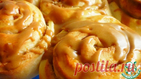 Булочки &quot;Челси&quot; с кофейной глазурью