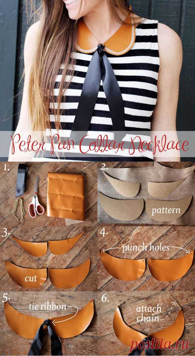 DIY Peter Pan Collar Necklace - Best DIY Blogs of the Blogosphere