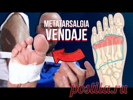 Metatarsalgia vendaje para aliviar el dolor