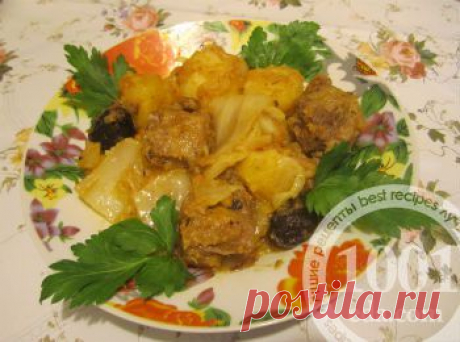 Утка с капустой и картофелем в мультиварке - Горячие блюда . 1001 ЕДА вкусные рецепты с фото!