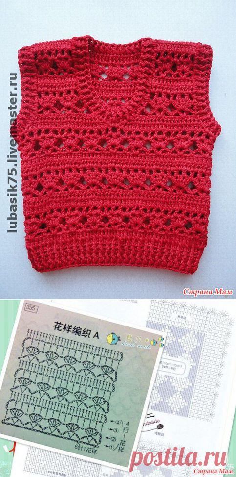 Жилеточка "Тюльпанчики", начинаем! - Вяжем вместе он-лайн - Страна Мам