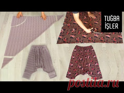 2 типа кроя и шитья шальвар