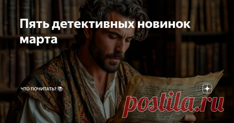 Пять детективных новинок марта Статья автора «Что почитать? 📚» в Дзене ✍: ... которые я не читала).  Ах, почему же, почему?  Наверное, потому что это но-вин-ки?