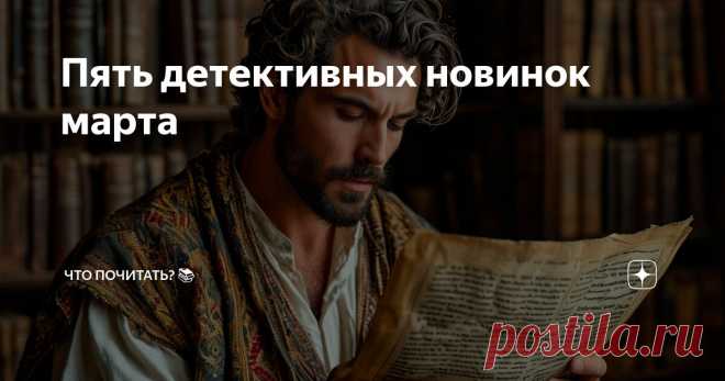 Пять детективных новинок марта Статья автора «Что почитать? 📚» в Дзене ✍: ... которые я не читала).  Ах, почему же, почему?  Наверное, потому что это но-вин-ки?