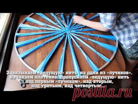 Делаем коврик из полиэтиленовых пакетов