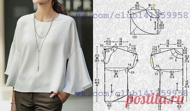 Ну очень красивая блуза.Попробуйте.Не пожалеете!

#выкройка #шитье #рукоделие #вышивка #текстильные_игрушки #фетр #вышивка_крестом