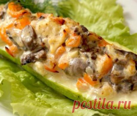 Запеченные цуккини с грибами, брокколи и морковкой &amp;raquo; Постные рецепты, постные блюда, постная кухня