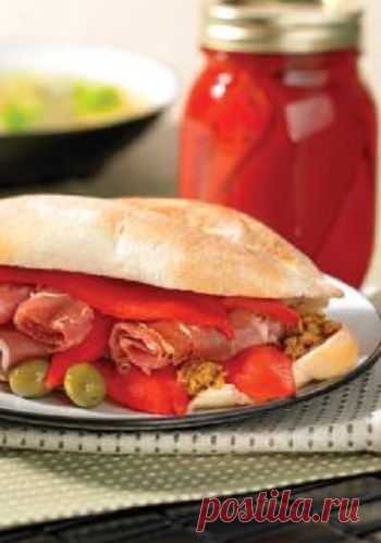 Как приготовить салат из запеченого перца на зиму - Салат на зиму . 1001 ЕДА вкусные рецепты с фото!