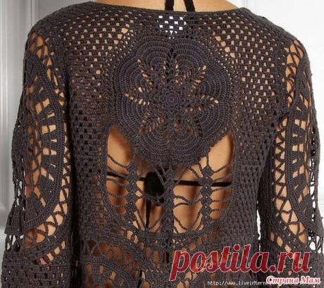 Пляжна туника от дизайнера Lisa Maree - Вяжем вместе он-лайн - Страна Мам