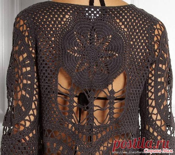 Пляжна туника от дизайнера Lisa Maree - Вяжем вместе он-лайн - Страна Мам