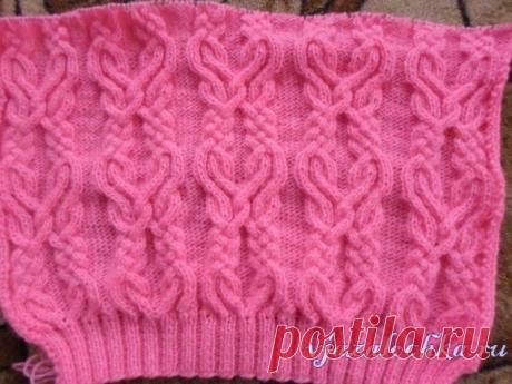 Узор спицами от Ирины Долговой
