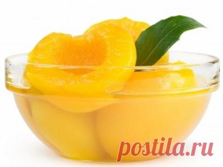 Как законсервировать персики?.