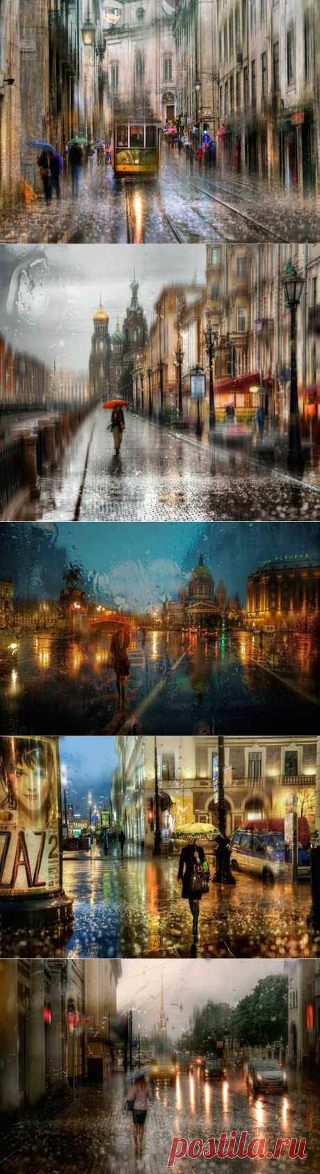10 романтичных снимков Петербурга под дождем, от фотографа, влюбленного в город | Фотография | Фотография