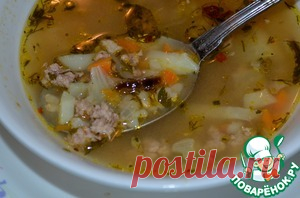 Суп обманный "Как из пакета" - кулинарный рецепт