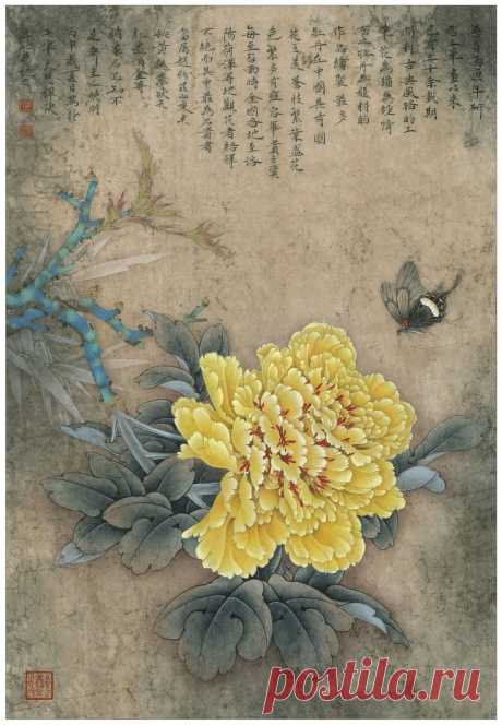 Китайская живопись от Zhou Zhongyao - vozeli.com