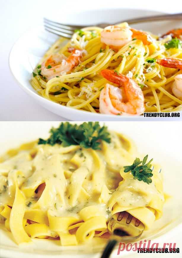 Паста с соусом Бешамель