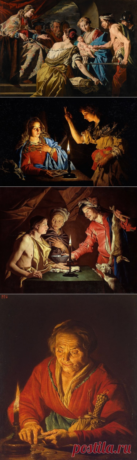 Художник Маттиас Стом (Стомер), (Matthias Stom, Stomer), (1600 - 1653). Картины