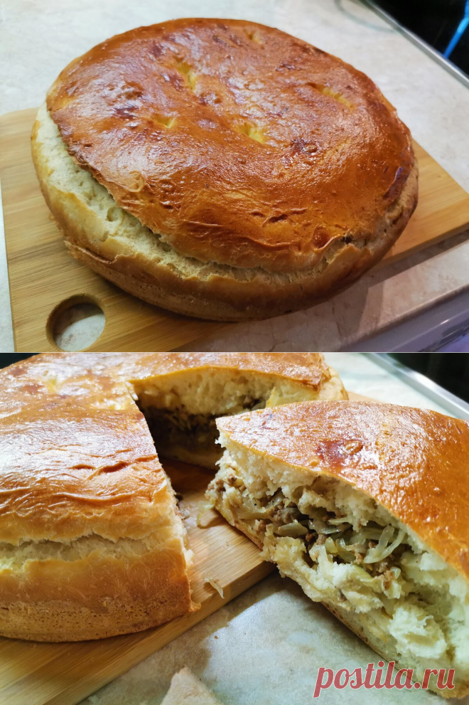 "Меня часто просят готовить именно такой пирог". Пирог с капустой и мясом | КулиМария | Яндекс Дзен