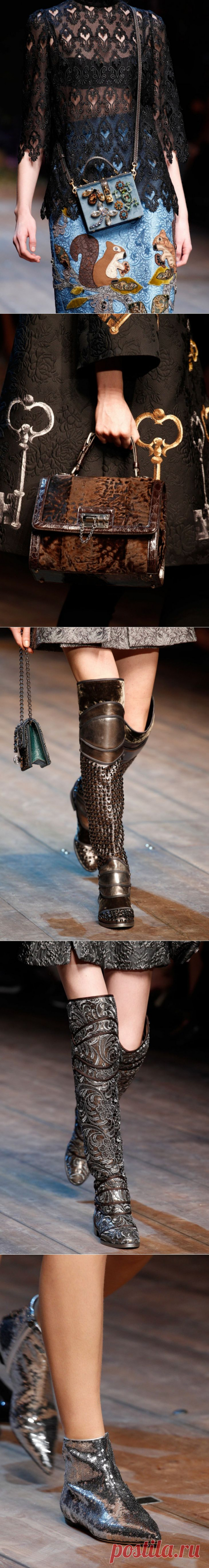 Dolce &amp; Gabbana FW 2014-2015. Детали / Дизайнеры /