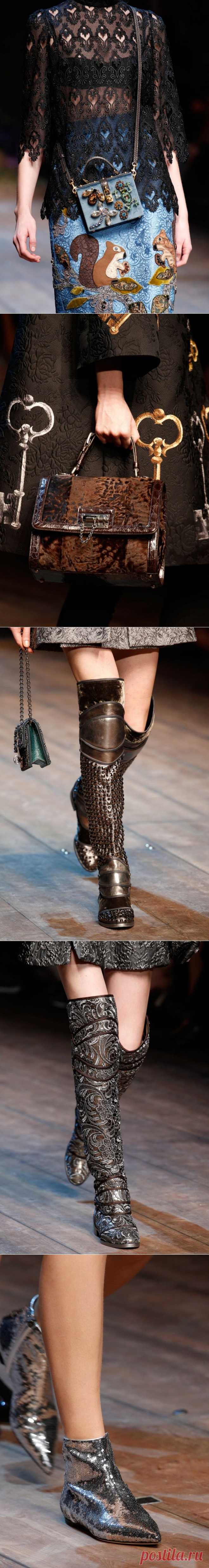 Dolce & Gabbana FW 2014-2015. Детали / Дизайнеры /