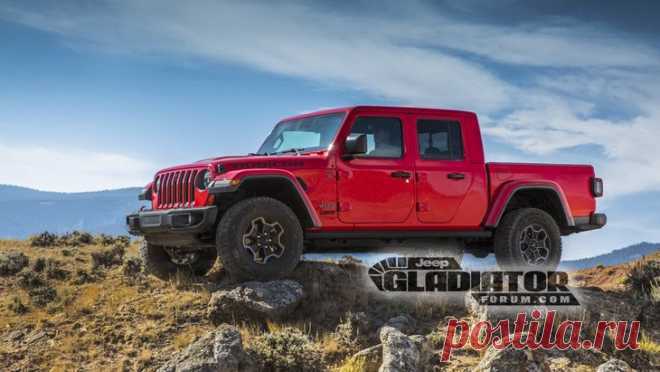 Самый мощный пикап. Jeep опубликовал первые фото модели Gladiator Официальный дебют новинки состоится на автосалоне в Лос-Анджелесе 28 ноября